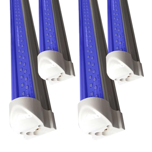 Linkable 4Ft Black Light Bar, LED 40W Integrated T8 Bulb Blacklight Fixture, UVA 395NM 400NM 405NM for Fluorescent Tapestry Poster Body Paint Glow Party