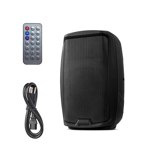 Gemini 8" Bluetooth PA Speaker, 300 Watts, TWS Link (AS-2108BT) - size: 8 in No LED