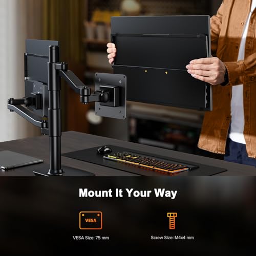 UPERFECT 2.5K 240Hz Portable Monitor, 16" 2560x1600 Portable Gaming Monitor | QHD 100% DCI-P3 400 Nits with Kickstand, VESA, Adaptive Sync HDMI 2.1 External Screen for Laptop PC Phone Game Console - size: 16