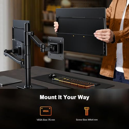 UPERFECT 2.5K 240Hz Portable Monitor, 16" 2560x1600 Portable Gaming Monitor | QHD 100% DCI-P3 400 Nits with Kickstand, VESA, Adaptive Sync HDMI 2.1 External Screen for Laptop PC Phone Game Console - size: 16