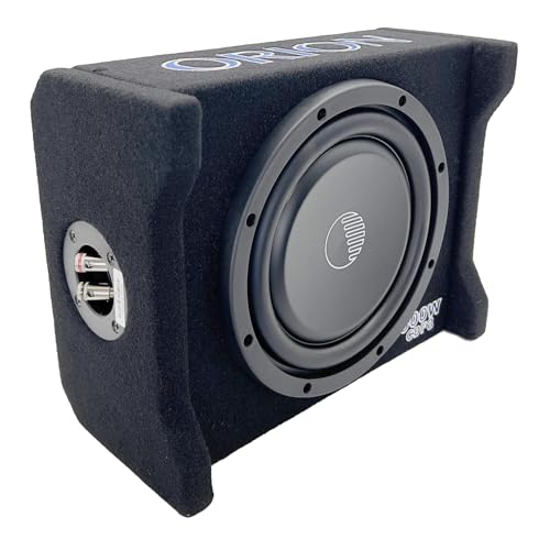 ORION CDF8 Cobalt 8" Passive Down-Firing Subwoofer Enclosure, 600W Max | 600W Max, 200W RMS, Down-Firing, Shallow Mount, Slim Sealed, Air-Tight - style: 8 Inch - 600 Watts Passive