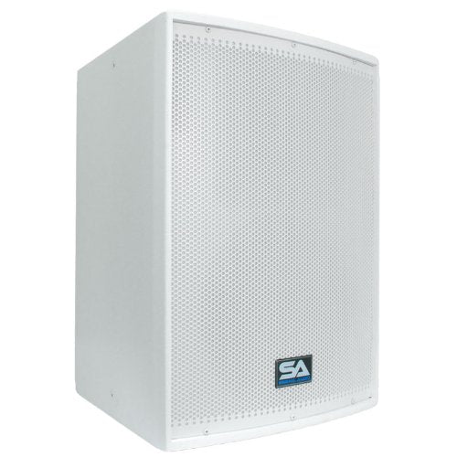 Seismic Audio - Arctic12Single 12-Inch PA Speaker or Floor Monitor - 300 Watts RMS, White - size: Single