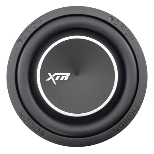 ORION XTR10SWD4 XTR Series 10" Shallow Subwoofer, 1600W, Dual 4 Ohm | 1600W Max, 400W RMS, Dual 2" Voice Coil, UV-Coated Cone, NBR Surround, Slim Design, Car Audio - style: 10" - DUAL 4 OHM