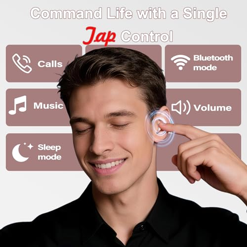 Sleep Earbuds Bluetooth 6.0 in Ear, 2026 New Mini Sleep Headphones with Sleep Monitor and APP, Sleepbuds for Side Sleepers, 48H Playtime Sleep Earphones with Small Earplugs, B-Rose Gold