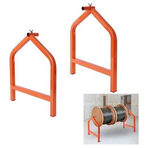 Wire Spool Caddy Holds Spools Up To 28in Diameter Max 220lbs Load Portable
