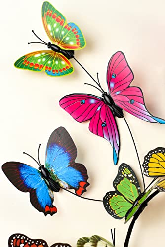 Zivyes Butterfly Fascinator Hats Women Monarch Tea Party Headband Alice in Wonderland Hat Derby Halloween Costume - color: B-0-colorful