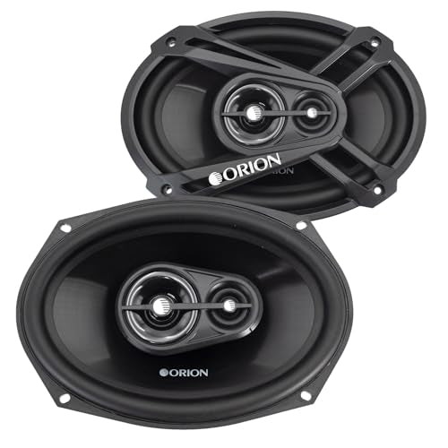 ORION Cobalt CB693 6x9 3-Way Coaxial Car Speakers, 320W Pair | 3-Way Full Range Audio, Enhanced Bass, Durable Construction, Grills Included - style: 6x9" 320 Watts