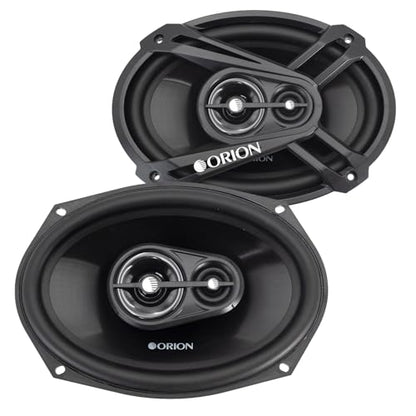 ORION Cobalt CB693 6x9 3-Way Coaxial Car Speakers, 320W Pair | 3-Way Full Range Audio, Enhanced Bass, Durable Construction, Grills Included - style: 6x9" 320 Watts