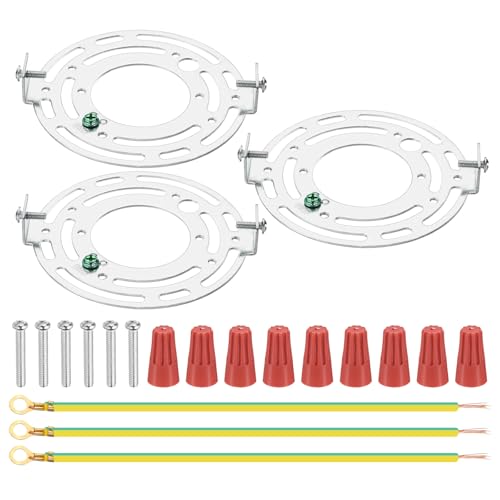 PATIKIL 3 Set 110mm (4.33") Universal Light Fixture Mounting Bracket Kit - size: 110mm (4.33")
