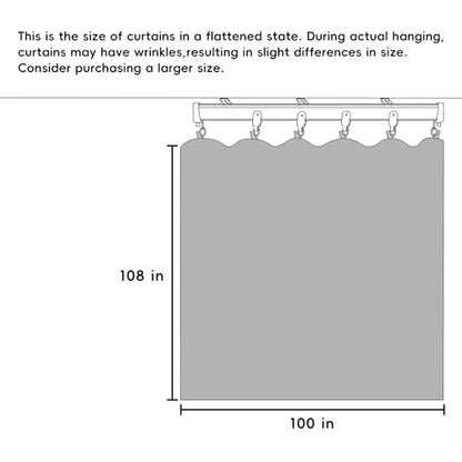 Room Divider Curtains Flexible Ceiling Tracks Set Curtain Track Ceiling Mount Blackout Curtain for Living Room Bedroom Ceiling Curtain Rod Privacy Dividers Panels W100 x H108 Beige Drape & Black Rail - color: Curtain/Track-beige, size: 100"W x 108"L (Pack