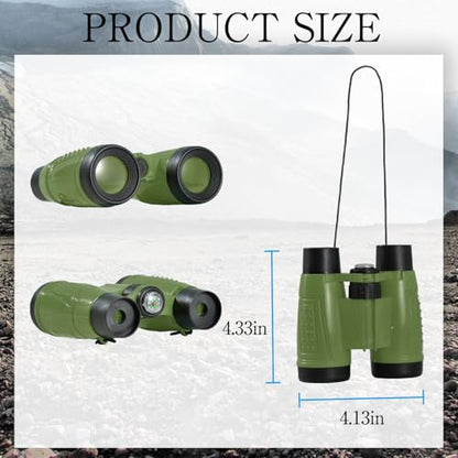 3 Pcs Women Safari Costume Sun Bucket Hat Leopard Scarf Binoculars, Outdoor Adventure Accessories for Themed Party Cosplay