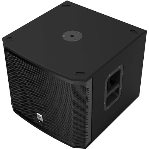 Electro-Voice EKX-15SP Powered 15" Subwoofer with US Power Cord Bundle Padded Cover with EV Logo for EKX-15S/15SP