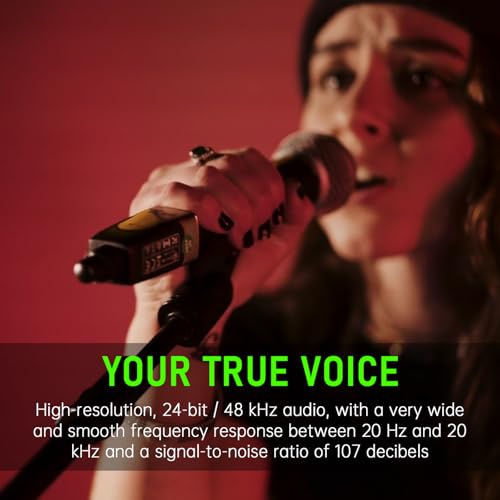 Xvive U3C Microphone Wireless System 2.4GHz XLR Transmitter and Receiver for Condenser Microphone, Audio Mixer, PA System - style: U3C CONDENSER