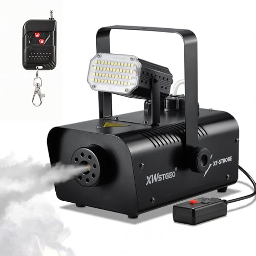 XWSTGEQ 1000W Fog Smoke Machine with Built-in Strobe Light - color: XF-S/1000