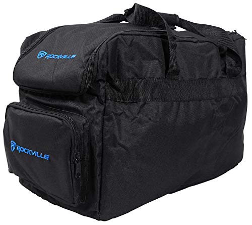 Rockville RockWedge LED 54w RGBWA+UV Wireless DMX Par Light 4-Pack with Bag