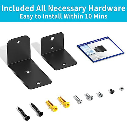 notiela Pair of Speaker Mount for Samsung Speaker Wall Mounting Brackets for Samsung Rear Speakers SWA 8500S/9000S/9100S/9200S/9500S and More Speakers Wall Brackets