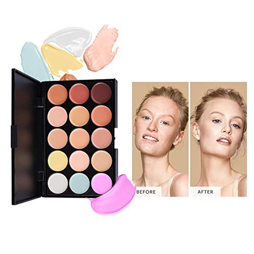 Pure Vie All-in-One Holiday Gift Surprise Makeup Set Essential Starter Bundle Include Eyeshadow Palette Lipstick Concealer Blush Mascara Eyeliner Face Powder Lipgloss Brush - Full Makeup Kit for Women - color: kit014