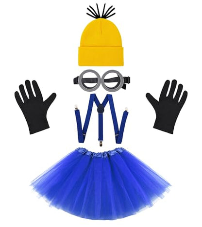 Halloween Costume Accessories for Adult Women - Halloween Costumes Party Cosplay Set for Teens Girls - color: Yellow