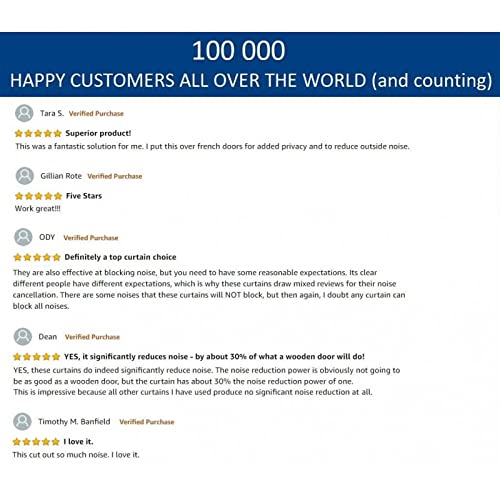 Moondream DecibelControl™ 3-in-1 Soundproof Curtain | Noise Reduction | Thermal Insulation | 100% Blackout | Patented Technology | Velvet | Grommet | 52" W x 108" L | Yellow - Ocher MC215 - color: Yellow - Ocher Mc215, size: 52"W x 108"L (Pack of 1)
