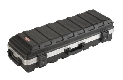 SKB Compact Stand Case 36-1/2 x 11-7/8 x 8-1/4 with Wheels & Straps, TSA Latches, Over molded Handle | TSA Latches for Air Travel, Over-Molded Tow Handle, Straps Included, Holds Stands and Pedals, Rugged 36.5 in. Shell - size: 36-1/2 x 11-7/8 x 8-1/4 inch