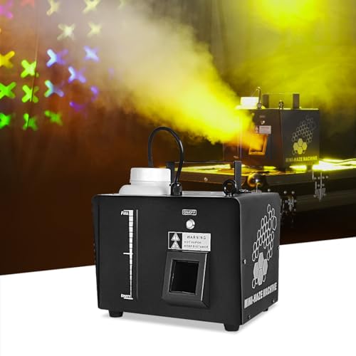 MOKA 700W Haze Machine Continuous Fog Output with Remote, DMX & Adjustable Timer, Professional Hazer for Indoor Stage, DJ, Wedding & Club Use