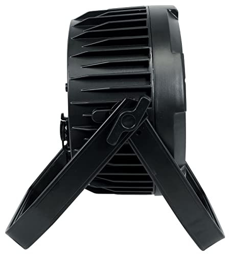 Rockville Wet PAR PRO Black RGBWA+UV Indoor/Outdoor Par Wash Light, 12-Pack