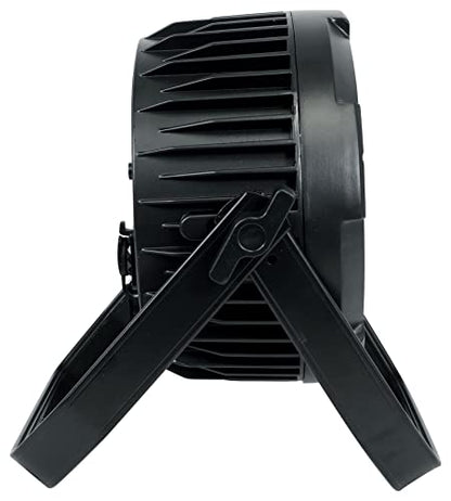 Rockville Wet PAR PRO Black RGBWA+UV Indoor/Outdoor Par Wash Light, 12-Pack