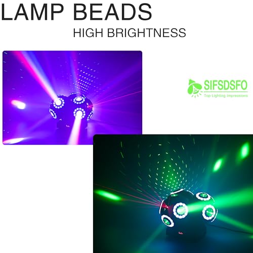 LED Moving Head DJ Light Rotating Beam Stage Lights Pin Spotlight Event Lighting Sound Control Dmx512 DJ KTV Disco Party Wedding Concert Festivals… (3Head DJ Light) | 12 LEDs moving head beam spotlight with rotating effect. Great for disco, KTV, party, we