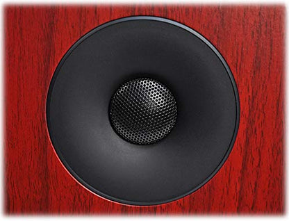 Rockville APM8C 8" 2-Way 500W Active/Powered USB Studio Monitor Speakers Pair | 400W Peak / 200W RMS, Class D Amp, RCA In/Out, Crossover/Phase/Volume Control, Front Port, MDF Enclosure, Auto Power - color: Cherry