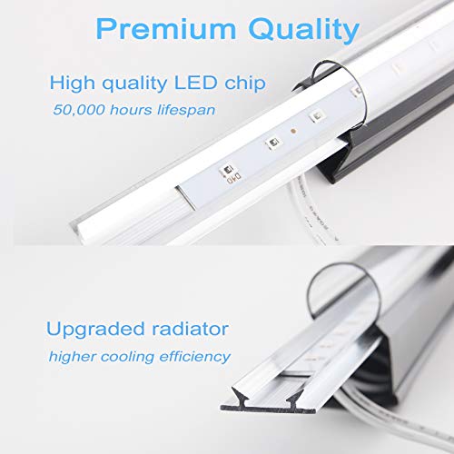 Led Black Light Bar, 10W 1ft USB UV Blacklight Tube, Glow in The Dark Party Supplies for Halloween Decorations, Room, Body Paint, Poster, Urine Detection, 2 Pack - style: Traditional