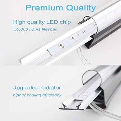 Led Black Light Bar, 10W 1ft USB UV Blacklight Tube, Glow in The Dark Party Supplies for Halloween Decorations, Room, Body Paint, Poster, Urine Detection, 2 Pack - style: Traditional