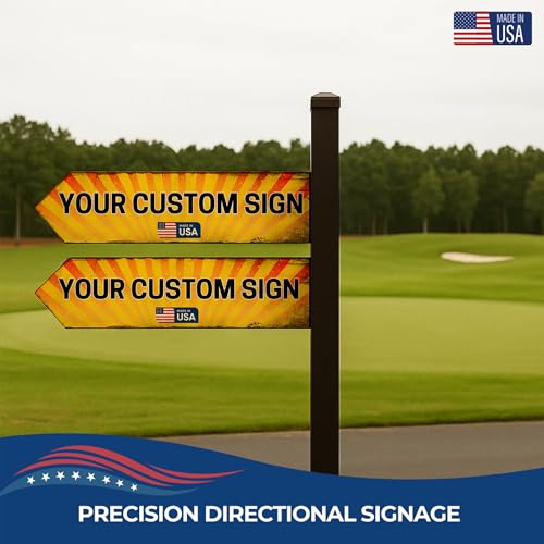 DC custom metal signs arrow signs for directions Right arrows Made in USA - color: Metal Arrow Sign - Right