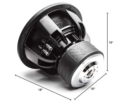 Skar Audio ZVX-15v2 D2 15" 3000 Watt Max Power Dual 2 Ohm SPL Car Subwoofer - size: 15" - Dual 2 Ohm