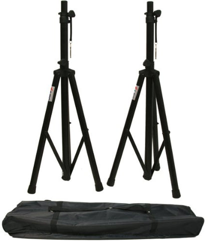 Harmony Audio 12" Passive DJ Speakers with Stands Pair 450W PA Cabinets | Includes Speakon to jack cables, rugged 2-way build, full live sound package for bands clubs and mobile events, 12 inch size