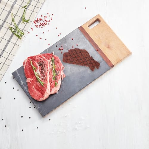 Fake Steak Toy 2pcs Simulation Artificial Meat Props Brown Plastic Steak Models 5.51 X 2.63 X 0.59 in for Pretend Play Photography Home Decor Display