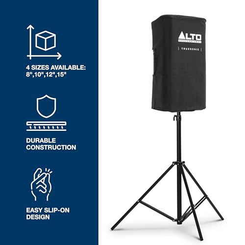 Alto Professional TS410 - 2000W 10" Powered PA Speaker with 3 Channel Mixer, Bluetooth Streaming, Wireless Loudspeaker linking, DSP and Alto App(black) Bundle