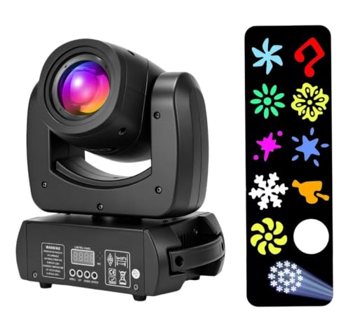 150W LED Moving Head Light, Sound Active DMX DJ Stage Light - size: 1 Pack