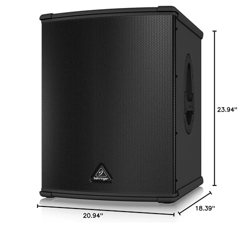 Behringer EUROLIVE B1500XP High-Performance Active 3000 Watt PA Subwoofer with 15" Turbosound Speaker and Built-In Stereo Crossover
