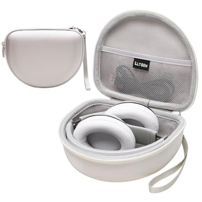 Case for Beats Studio Pro/Solo 4/Studio3/Solo3 Wireless Headphone White | Hard Carrying Travel Case for Beats Studio Pro/Solo 4/Studio3/Solo3 Wireless Headphone - color: White