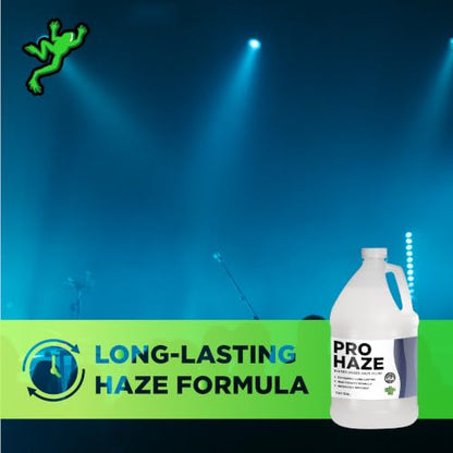 Froggy's Fog Pro Haze High-Performance Haze Fluid for Hurricane Haze 2 and Other Haze Machines, Water-Based Hazer Fluid, 1 Gallon (Pack of 4) - size: 1 Gallon (Pack of 4)