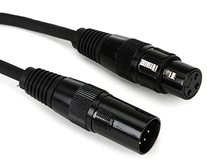 Accu-Cable AC3PDMX100 3-pin/3-conductor DMX Cable - 100 Foot + Accu-Cable AC5PM3PFM 3-pin DMX Female to 5-pin DMX Male A