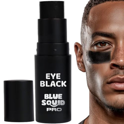 Blue Squid PRO Eye Black Anti Glare Sports Stick for Football, Baseball Accessories, Softball Stuff, Black Face Paint Stick - Waterproof Body Paint Baseball, Softball Hypoallergenic Non-Toxic 2 pack - color: Eye Black