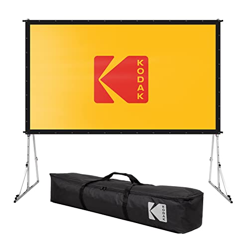 KODAK Outdoor Projector Screen 150-Inch, Fast Fold with Stand