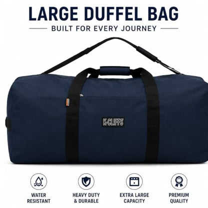 Heavy Duty Cargo Duffel Large Sport Gear Drum Set Equipment Hardware Travel Bag Rooftop Rack Bag - color: Navy, size: 36" x 17" x 17"