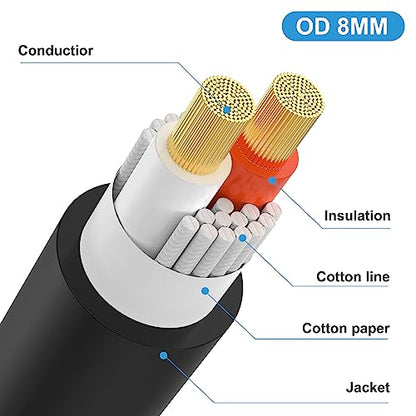 Speakon to XLR Speaker Cable, XLR Female to Speakon Male Adapter, 50cm/1.6Feet with Twist Lock for DJ/PA Speakers - color: Speakon to XLR female 50cm/1.6Feet