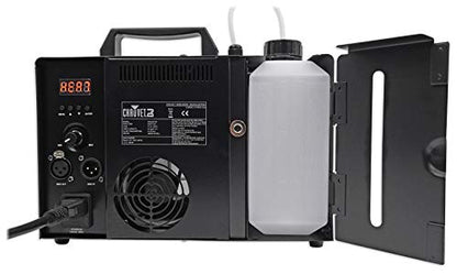 Audiosavings Bundle: Chauvet DJ Hurricane Haze 1DX Water-Based Haze Machine Bundle with Rockville BAG1200 Waterproof Travel Bag with Fluid Compartment and Empty Fluid Container (2 Items)