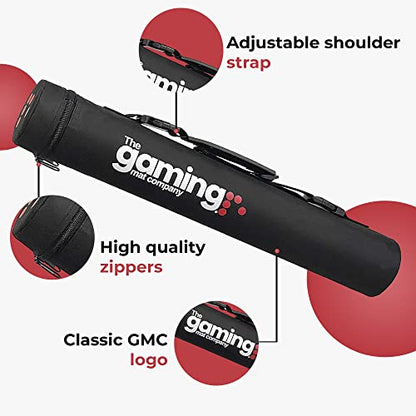 The Gaming Mat Company Deluxe 19.7” x 3.6” TCG Playmat Tube & Carry Case for YuGiOh, Magic The Gathering, Pokemon TCG Gaming Mats - Mat Case Playmat Holder & Game Mat tube or Playmat Container - size: 19.7” (50cm)
