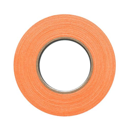 2" Pro Gaff Gaffers Tape 50 yards length fluorescent orange matte. Premium Heavy-Duty Gaffers Tape trusted by professional Gaffers. Made in the USA. Holds Tight, Easy to remove. (Pack of 24)