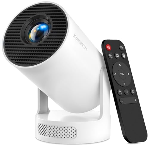 Projector with WiFi and Bluetooth, Mini Projector with Built-in App