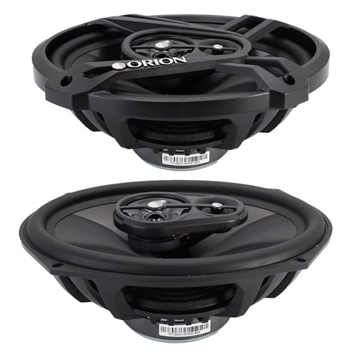 ORION Cobalt CB693 6x9 3-Way Coaxial Car Speakers, 320W Pair | 3-Way Full Range Audio, Enhanced Bass, Durable Construction, Grills Included - style: 6x9" 320 Watts